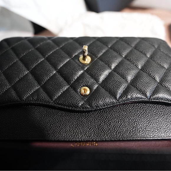 Chanel Large Grained Classic Flap Bag - Picture 12 of 14